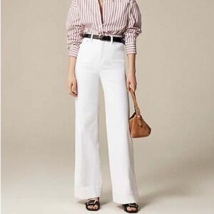 J.Crew 96 denim trouser size 32 NWT white